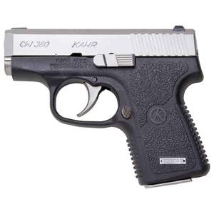 Kahr CW 380 Auto (ACP) 2.58in Stainless Steel w/ Black Textured Grips Pistol - 6+1 Rounds