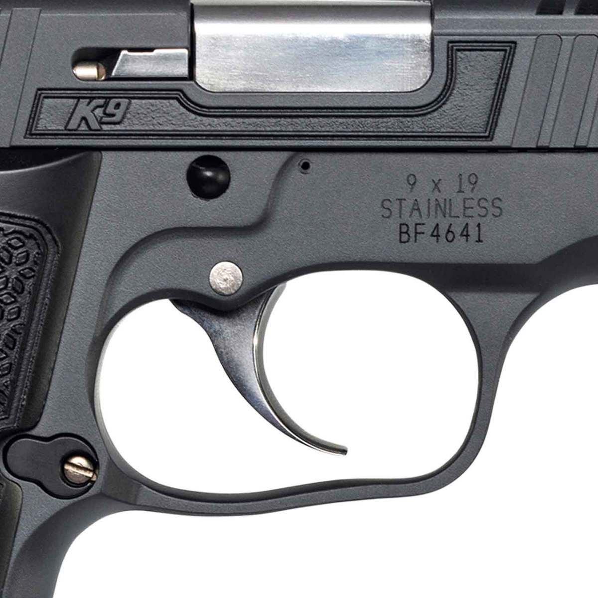 Kahr K9 25th Anniversay Hogue Grip 9mm Luger 3.5in Sniper Gray Pistol - 7+1 Rounds Kahr K9 25th Anniversay Hogue Grip 9mm Luger 3.5in Sniper Gray Pistol - 7+1 Rounds