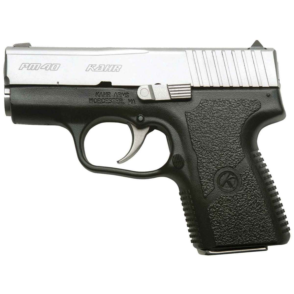 Kahr PM Series w/Tritium Night Sights 40 S&W 3.1in Stainless Steel Pistol - 5+1 Rounds Kahr PM Series w/Tritium Night Sights 40 S&W 3.1in Stainless Steel Pistol - 5+1 Rounds