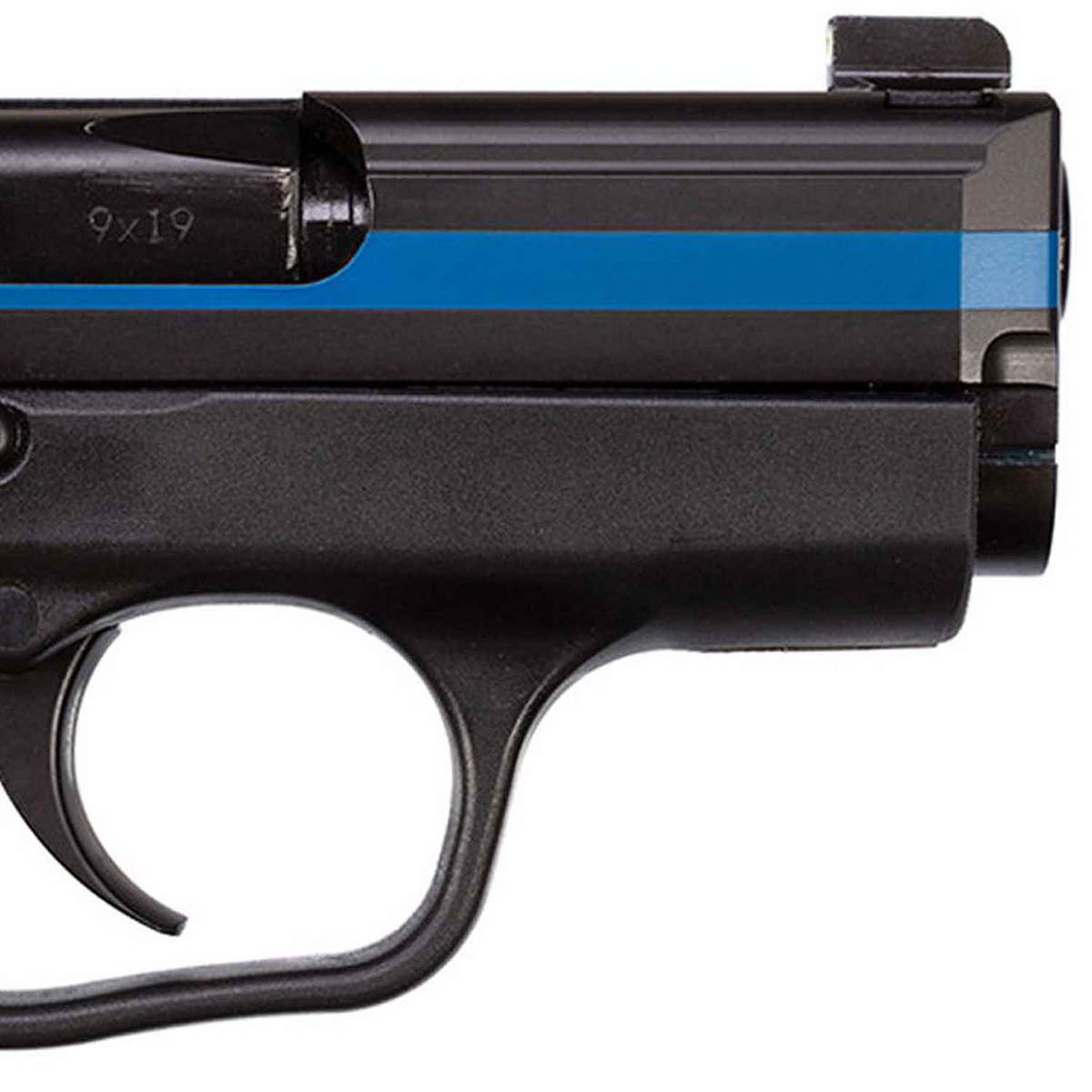 Kahr PM9 Thin Blue Line Edition With Night Sights 9mm Luger 3in Black Pistol - 7+1 Rounds Kahr PM9 Thin Blue Line Edition With Night Sights 9mm Luger 3in Black Pistol - 7+1 Rounds