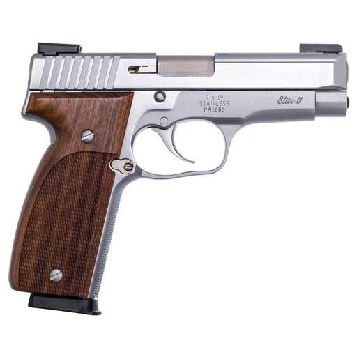 KAHR HGA 9MM 4.0" BBL POLISHED SS NS 8/RD MAG T9 ELITE -