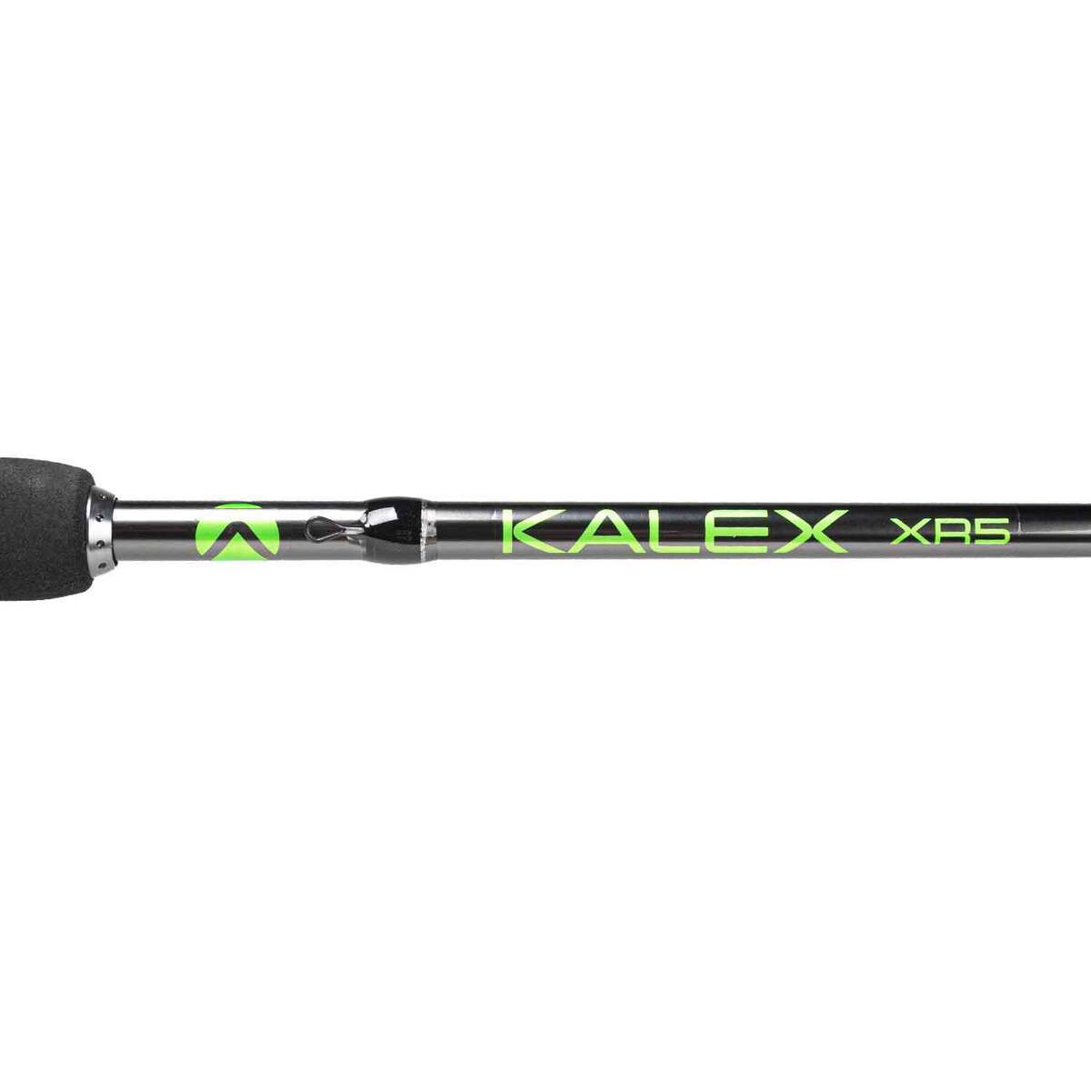Kalex XR5 Casting Rod - 6ft 6in, Medium Heavy Power, Fast Action, 1pc - Black/Green Kalex XR5 Casting Rod - 6ft 6in, Medium Heavy Power, Fast Action, 1pc - Black/Green