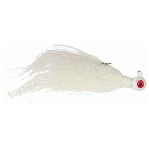 Kalin's Hand-tied Bucktail Hair Jig - 3/8oz - White 2/0