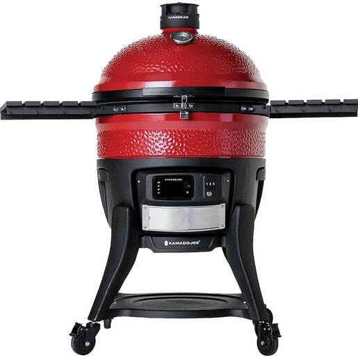 Kamado Joe Konnected Joe Digital Charcoal Grill and Smoker - Red