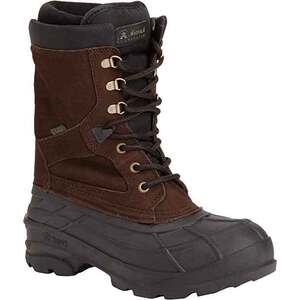 Kamik Men's Nation Plus Waterproof Winter Boots - Dark Brown - Size 12