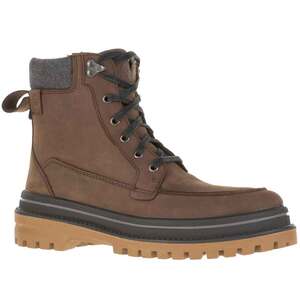 Kamik Men's TYSON G Waterproof 7.5in Winter Boots - Dark Brown - Size 12