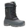 Kamik Youth Luke 3 Waterproof Winter Lace Up Boots - Black - Size 12Y - Black 12