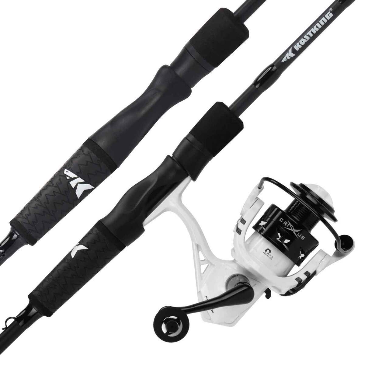 KastKing Crixus Spinning Rod and Reel Combo - 6ft, Medium Light Power, 2pc KastKing Crixus Spinning Rod and Reel Combo - 6ft, Medium Light Power, 2pc