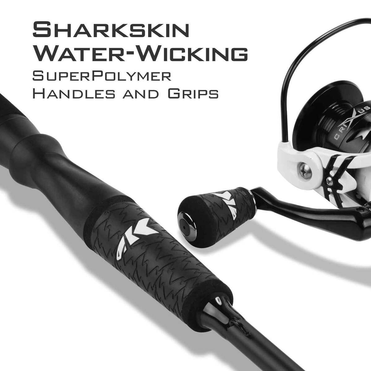 KastKing Crixus Spinning Rod and Reel Combo - 6ft, Medium Light Power, 2pc KastKing Crixus Spinning Rod and Reel Combo - 6ft, Medium Light Power, 2pc