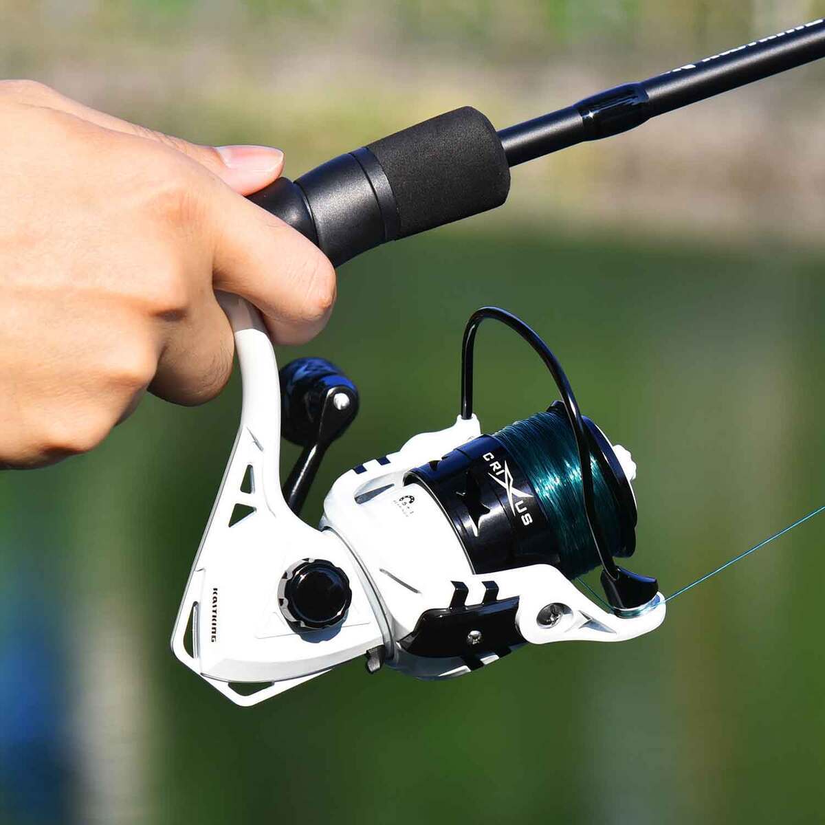 KastKing Crixus Spinning Rod and Reel Combo - 6ft, Medium Light Power, 2pc KastKing Crixus Spinning Rod and Reel Combo - 6ft, Medium Light Power, 2pc