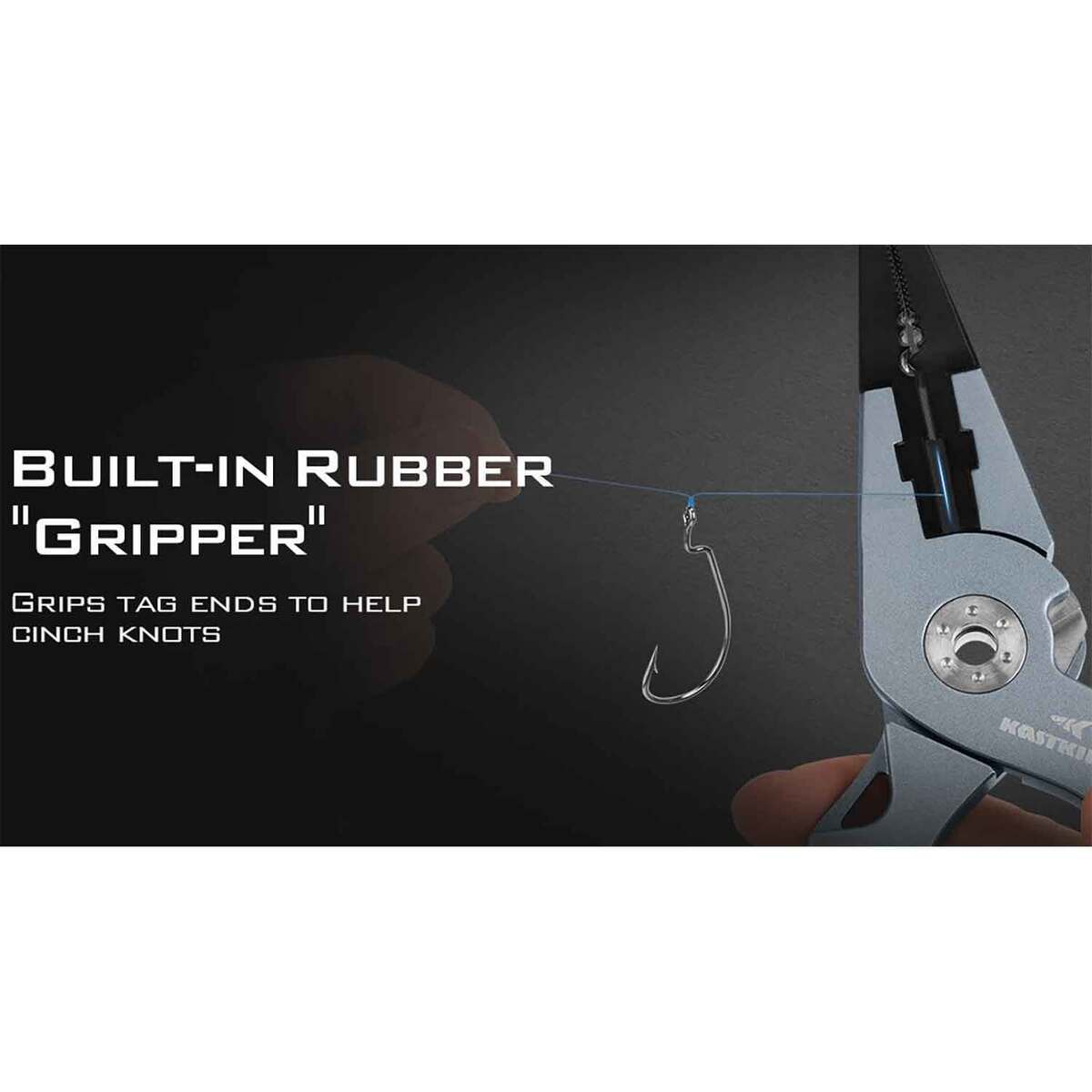 KastKing Gila Straight Nose Fishing Pliers - Charcoal, 7.5in - Charcoal KastKing Gila Straight Nose Fishing Pliers - Charcoal, 7.5in - Charcoal
