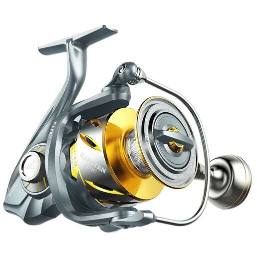 KastKing Kapstan Elite Saltwater Spinning Reel – Gold/Silver 3000