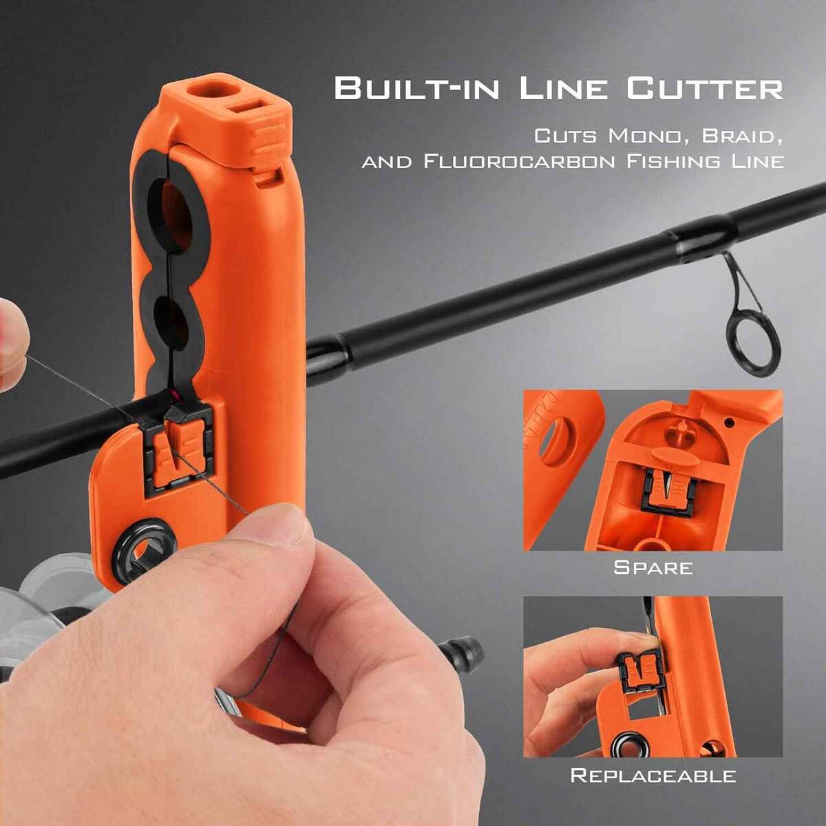Pyro Line Cutter KastKing Radius KutR Line Spooler w/ Line Cutter Fishing Tool ...