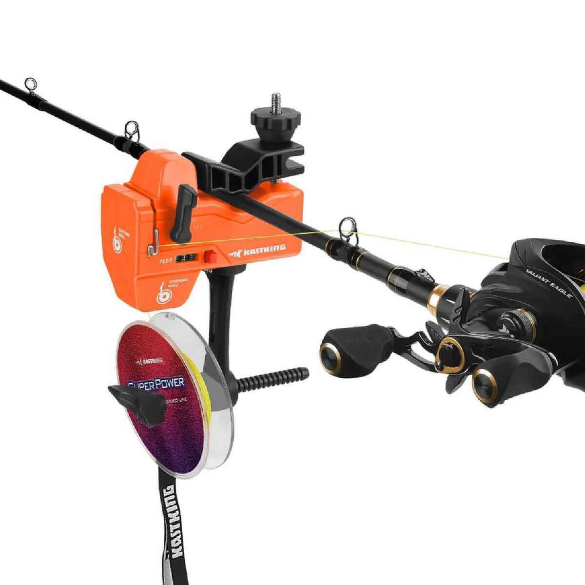 Despooling Rack KastKing V10LS Spooling Station Rod Rack - Black/Orange | Sportsman's ...