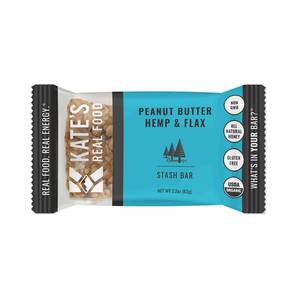 Kate's Real Food Stash Bar: Peanut Butter Hemp and Flax