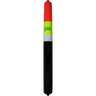 K&E Lures Carlisle Catfish Weighted Pole Float - 8in - Red, Chartreuse, White and Black 8in