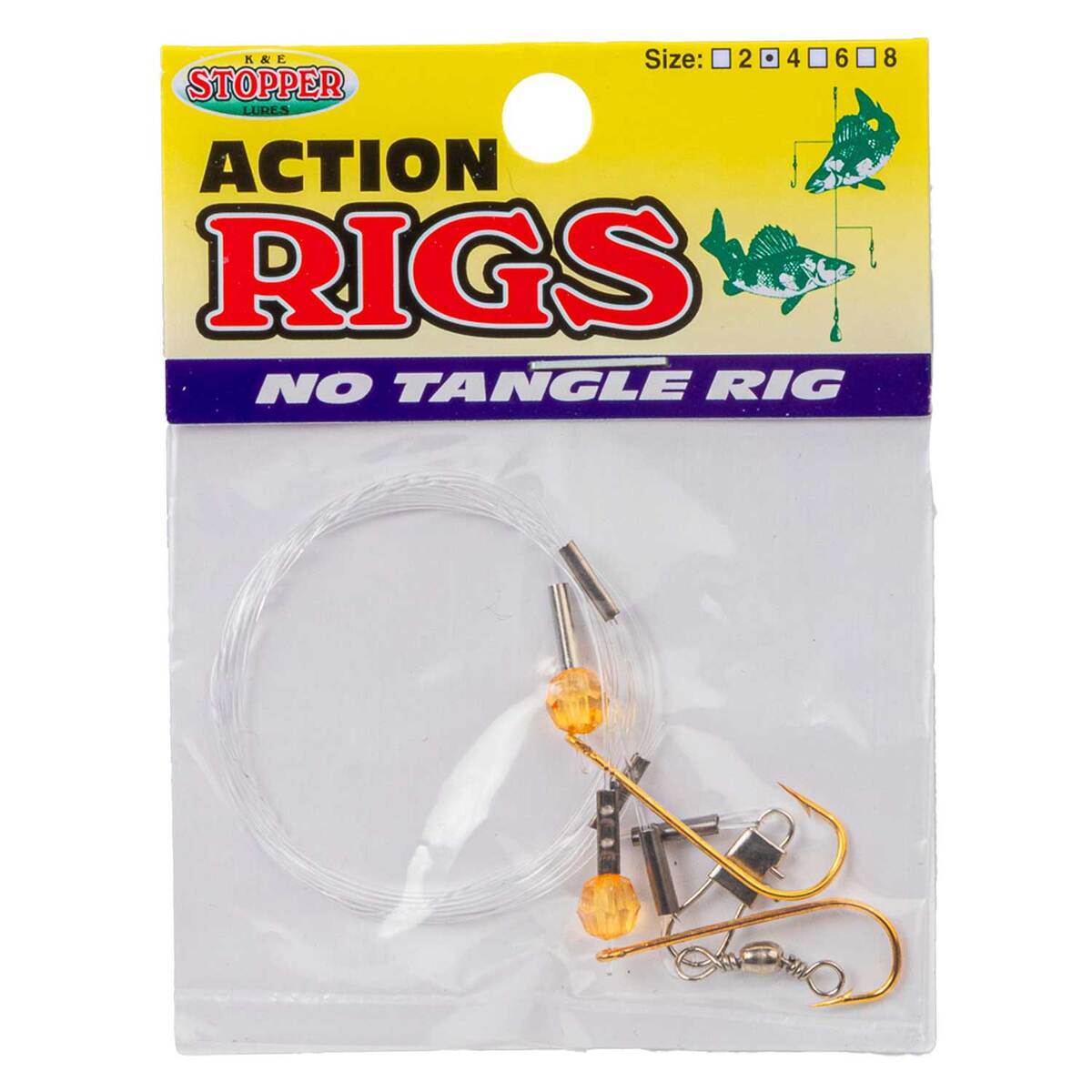 K & E Stopper Lures Perch/Crappie No-Tangle Rig K & E Stopper Lures Perch/Crappie No-Tangle Rig