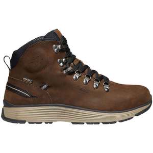 KEEN Men's Manchester Aluminum Toe Work Boots - Cascade Brown - Size 10