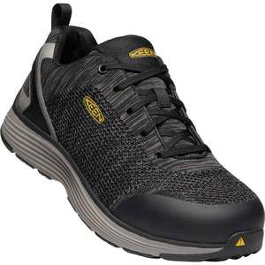 KEEN Men's Sparta Aluminum Toe Work Shoes - Black - Size 12