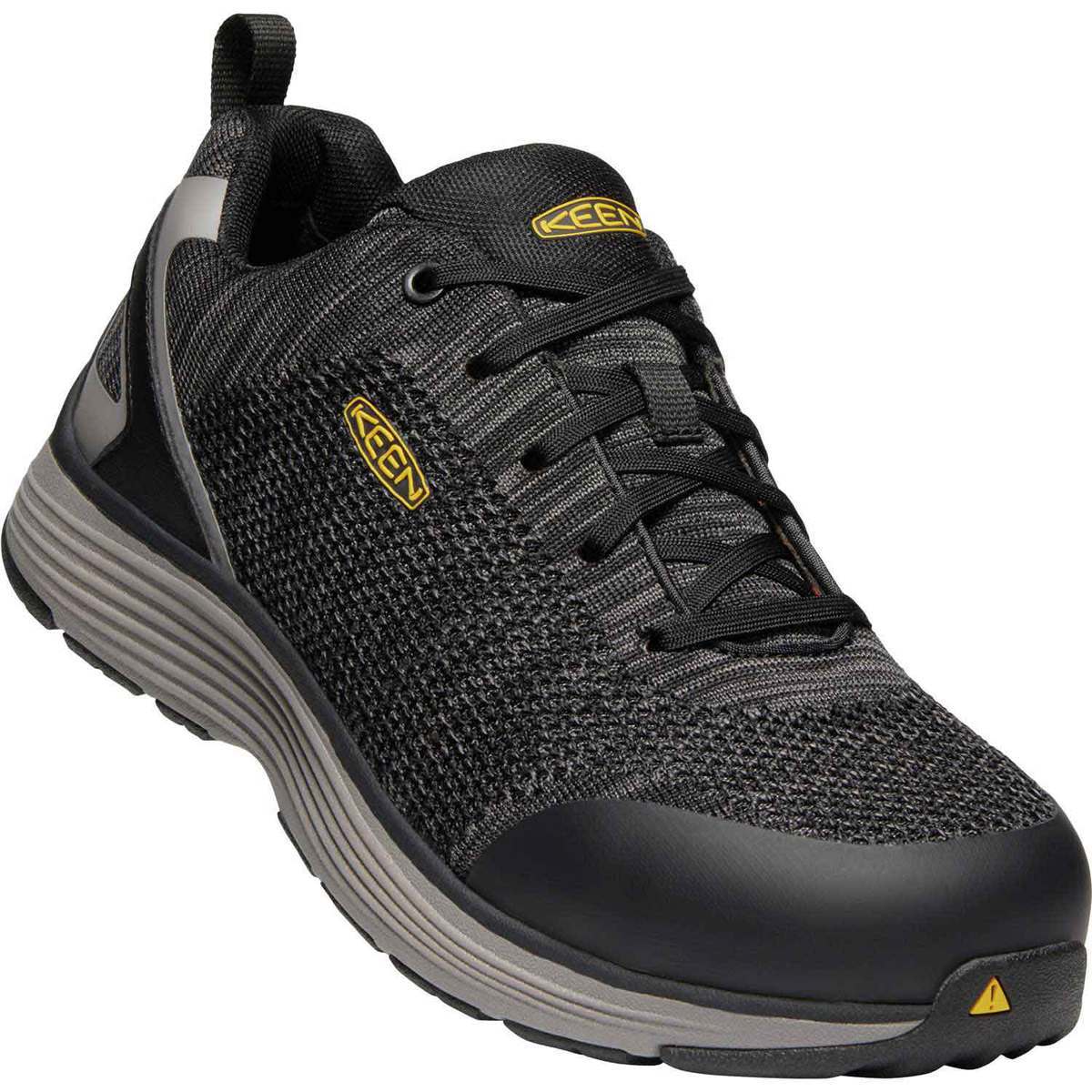KEEN Men's Sparta Aluminum Toe Work Shoes - Black - Size 12 - Black 12 KEEN Men's Sparta Aluminum Toe Work Shoes - Black - Size 12 - Black 12