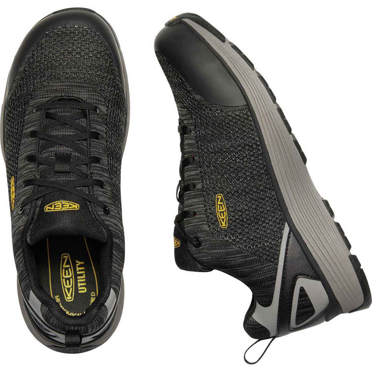 KEEN Men's Sparta Aluminum Toe Work Shoes - Black - Size 12 - Black 12 KEEN Men's Sparta Aluminum Toe Work Shoes - Black - Size 12 - Black 12