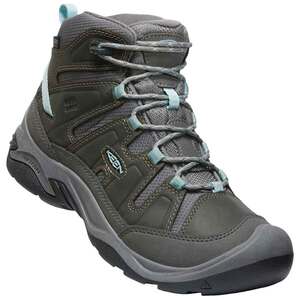 Keen Women's Circadia Waterproof Mid Hiking Boots - Steel Grey - Size 9.5
