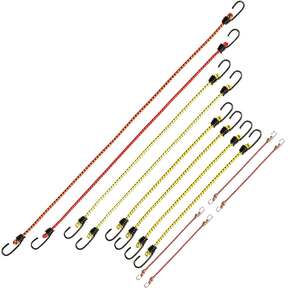 Keeper 12-Piece Multi Pack Bungee Cords