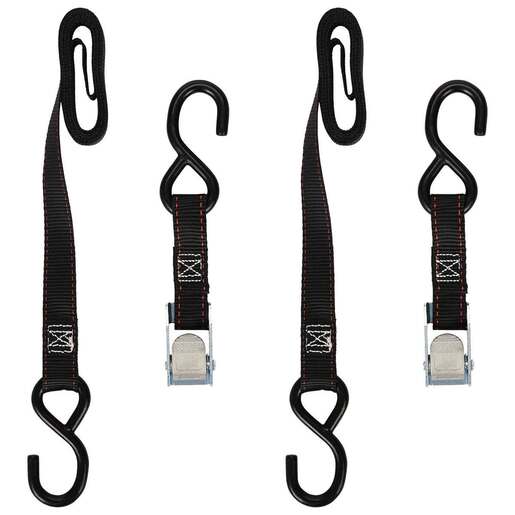 Keeper 1in Cam Buckle Tie Down - Black 2