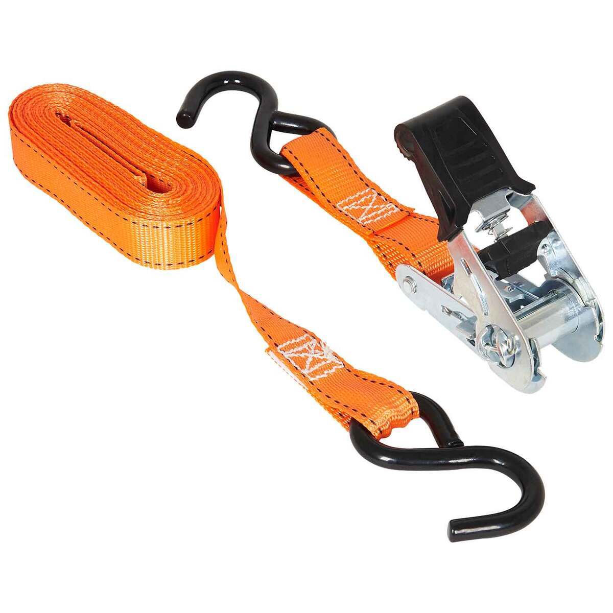 Keeper 1in High Tension Ratchet Tie-Down - 15ft, 4 Pack | Sportsman's ...