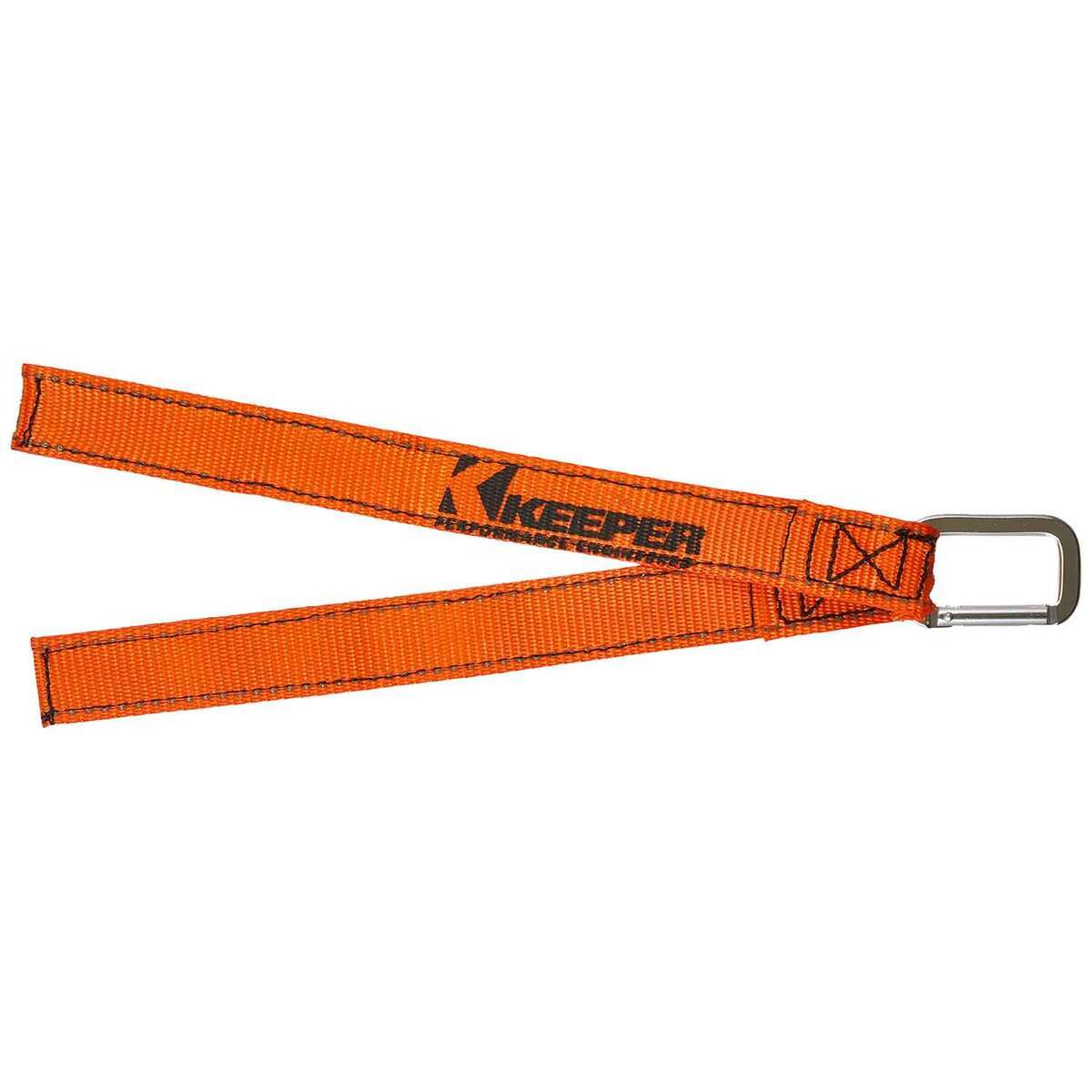 Keeper 1in Wrap-it-Up Carabiner Strap - 20in - Orange Keeper 1in Wrap-it-Up Carabiner Strap - 20in - Orange