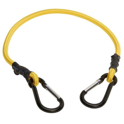 Keeper Carabiner Bungee Cord - Yellow 2