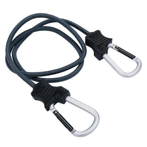 Keeper Carabiner Bungee Cord - Black