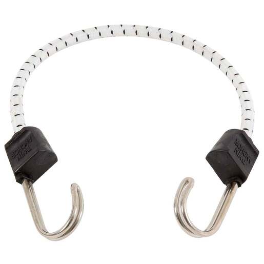 Keeper Marine Twin Anchor Stainless Steel Bungee Cord - White