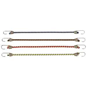 Keeper Mini Bungee Cords - 10in, 4 Pack