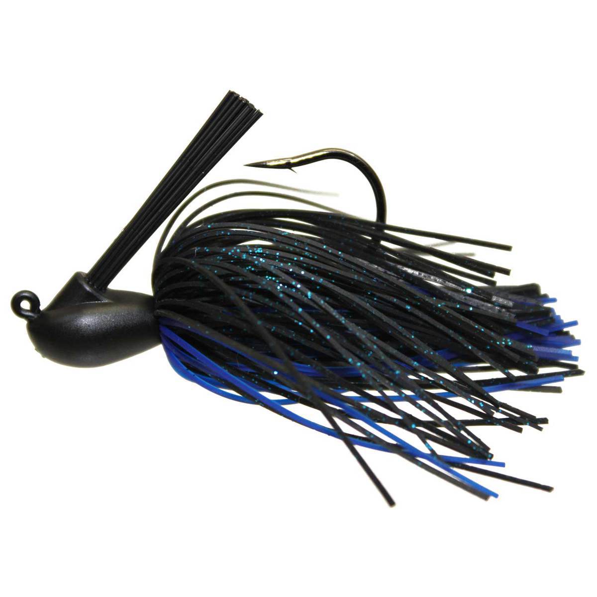 Keitech Model I Tungsten Rubber Casting Jig - Black/Black Blue, 1/2oz - Black/Black Blue Keitech Model I Tungsten Rubber Casting Jig - Black/Black Blue, 1/2oz - Black/Black Blue