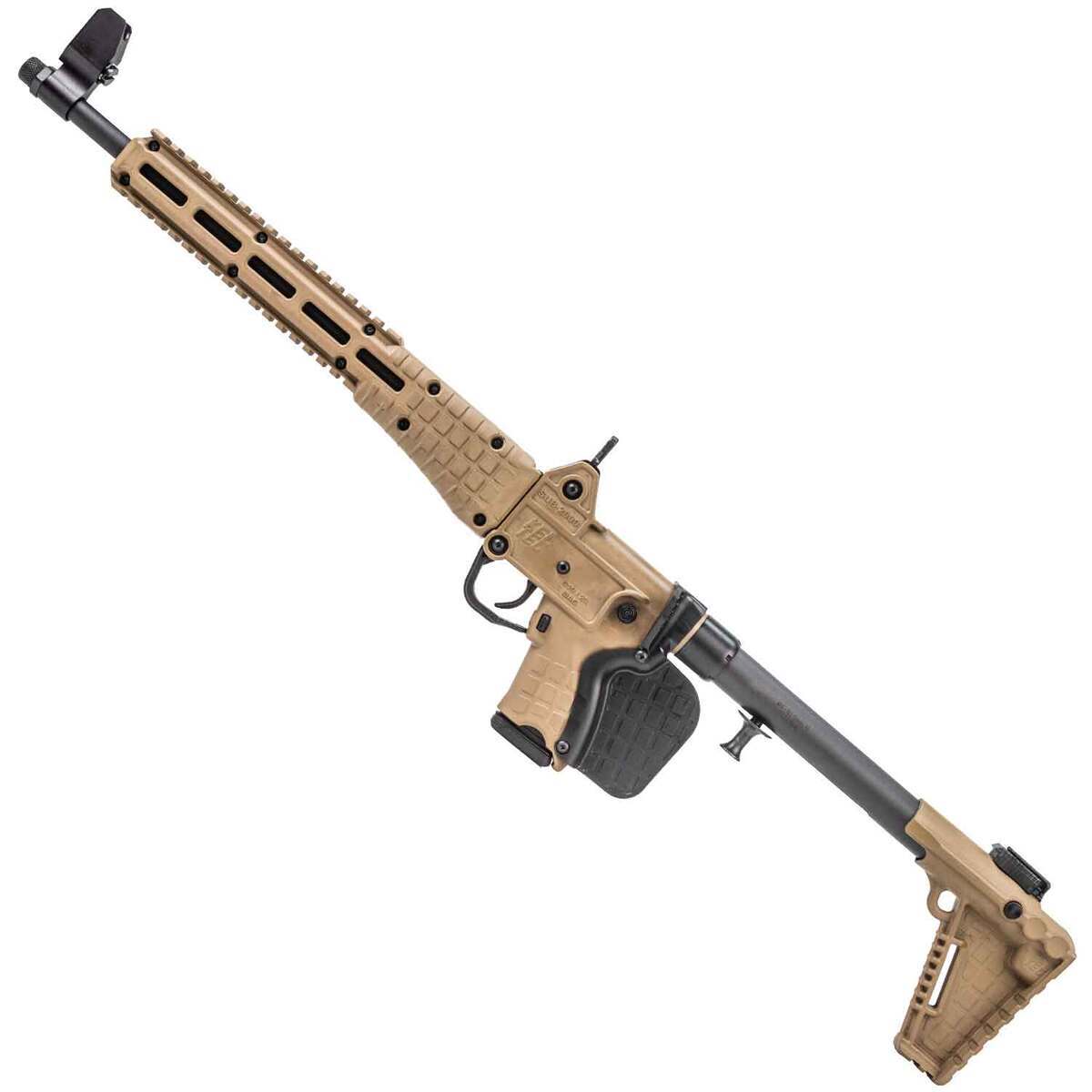 Kel-Tec Sub2k 9mm Luger 16.1in Black Semi Automatic Modern Sporting Rifle - 10+1 Rounds - Tan Kel-Tec Sub2k 9mm Luger 16.1in Black Semi Automatic Modern Sporting Rifle - 10+1 Rounds - Tan