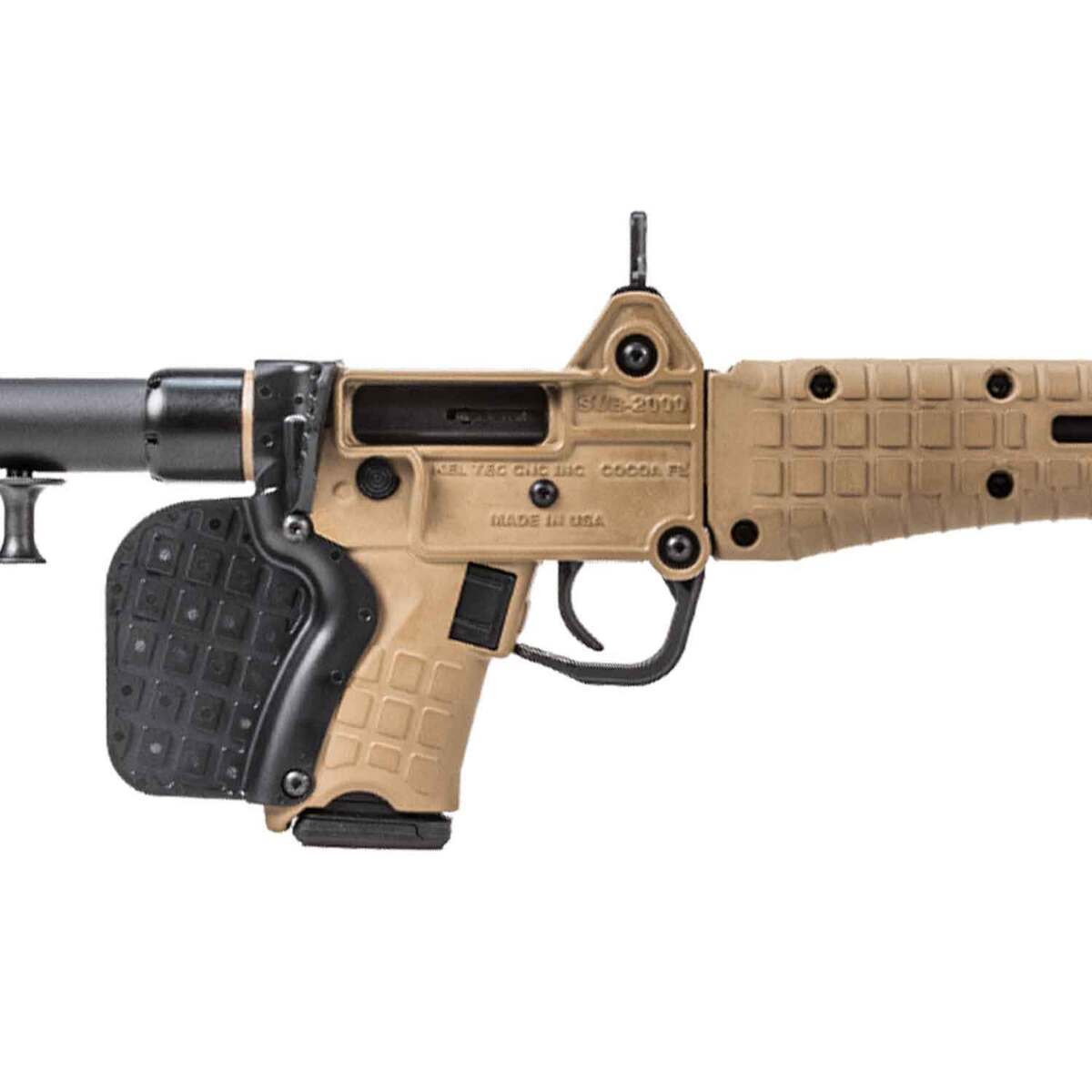 Kel-Tec Sub2k 9mm Luger 16.1in Black Semi Automatic Modern Sporting Rifle - 10+1 Rounds - Tan Kel-Tec Sub2k 9mm Luger 16.1in Black Semi Automatic Modern Sporting Rifle - 10+1 Rounds - Tan