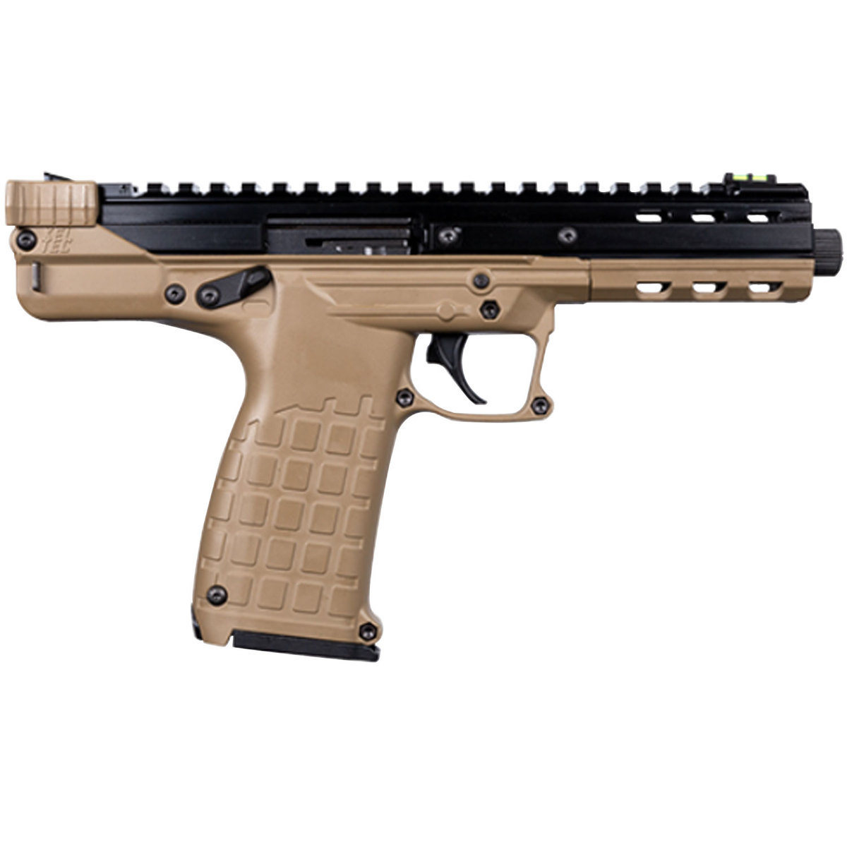 Kel-Tec CP33 22 Long Rifle 5.5in Tan/Black Pistol - 33+1 Rounds - Tan Kel-Tec CP33 22 Long Rifle 5.5in Tan/Black Pistol - 33+1 Rounds - Tan