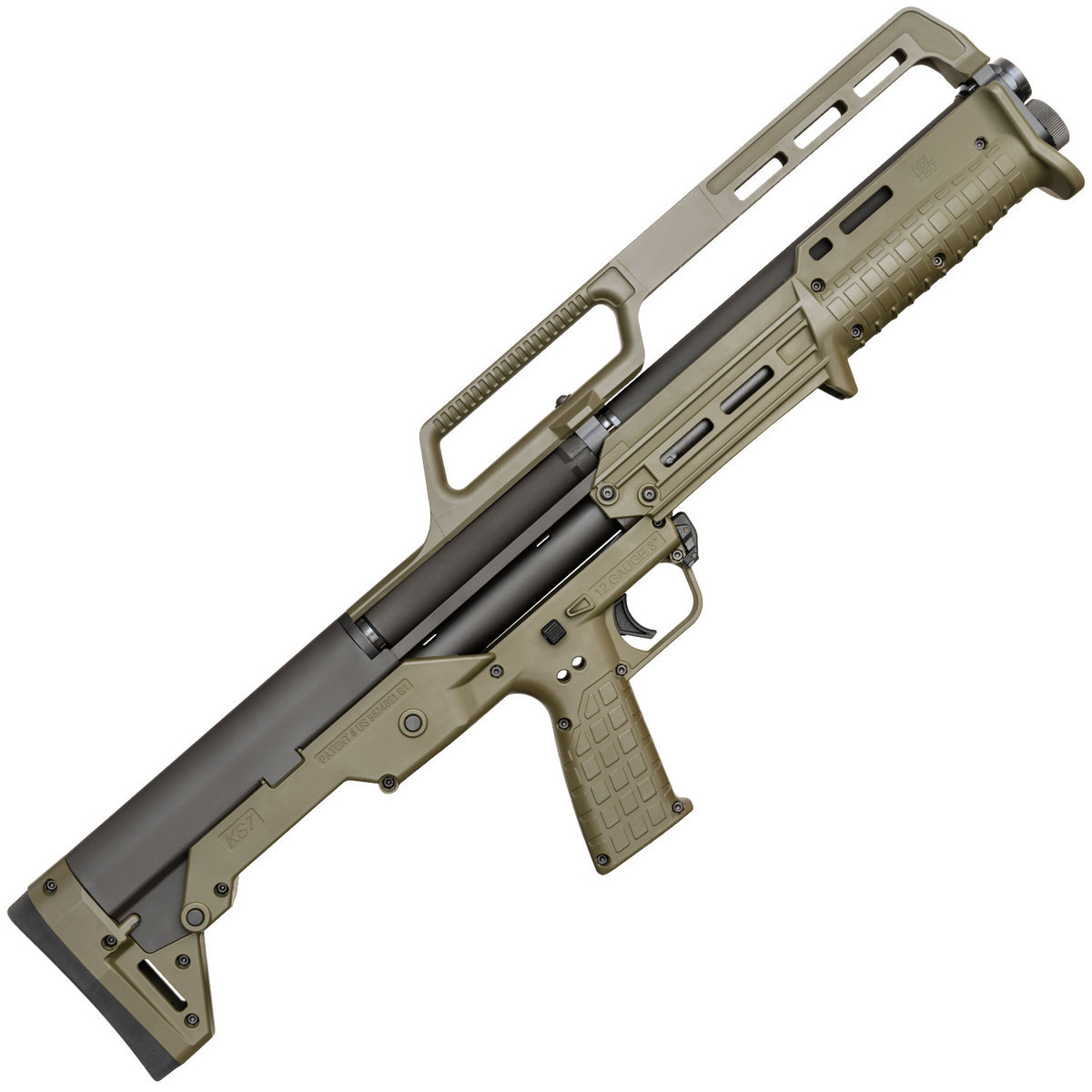 Ks7 Accessory Kel-Tec KS7 OD Green/Black Pump 12ga 3in Action Shotgun - 18.5in - OD ...