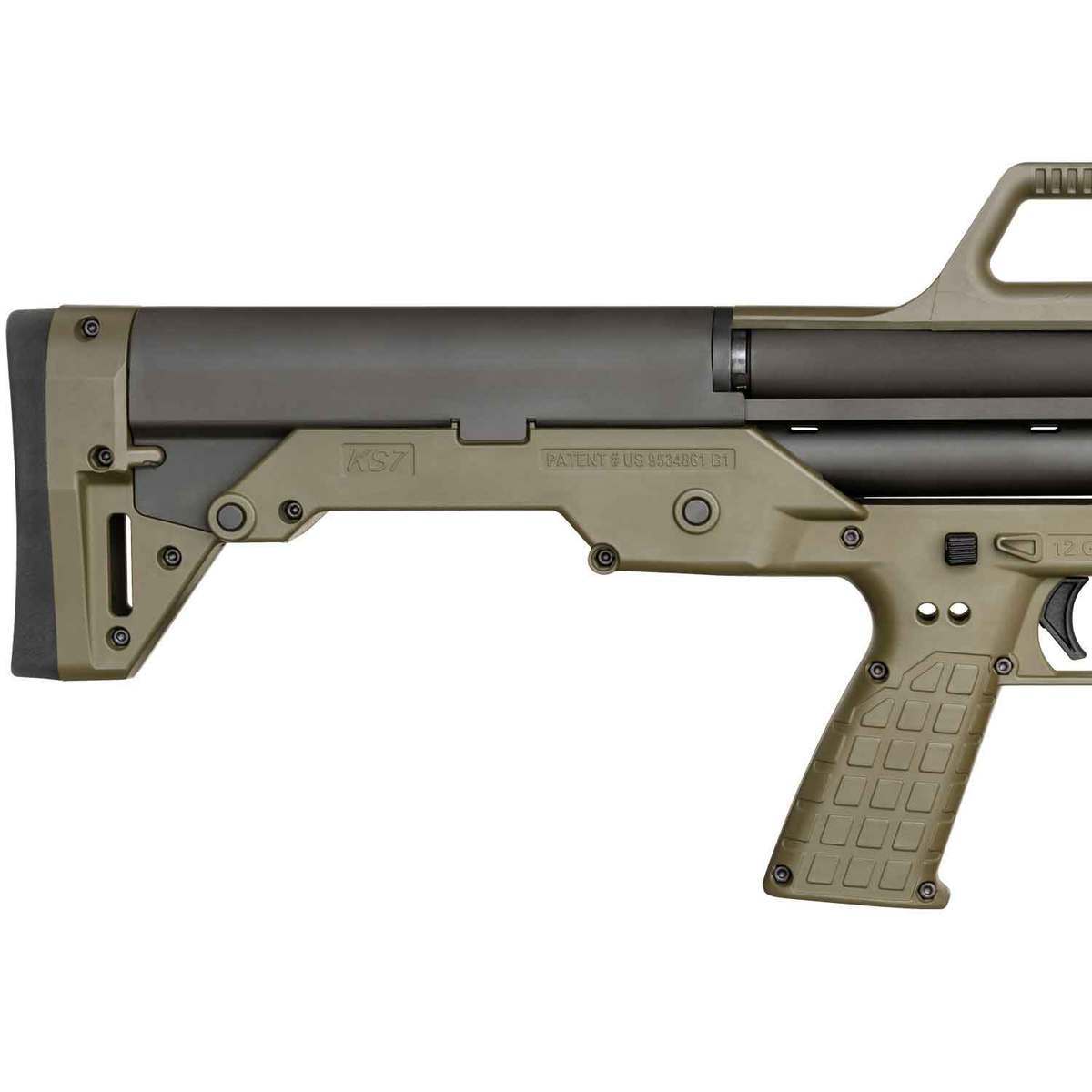 Kel-Tec KS7 OD Green/Black Pump 12 Gauge 3in Action Shotgun - 18.5in - OD Green/Black Kel-Tec KS7 OD Green/Black Pump 12 Gauge 3in Action Shotgun - 18.5in - OD Green/Black