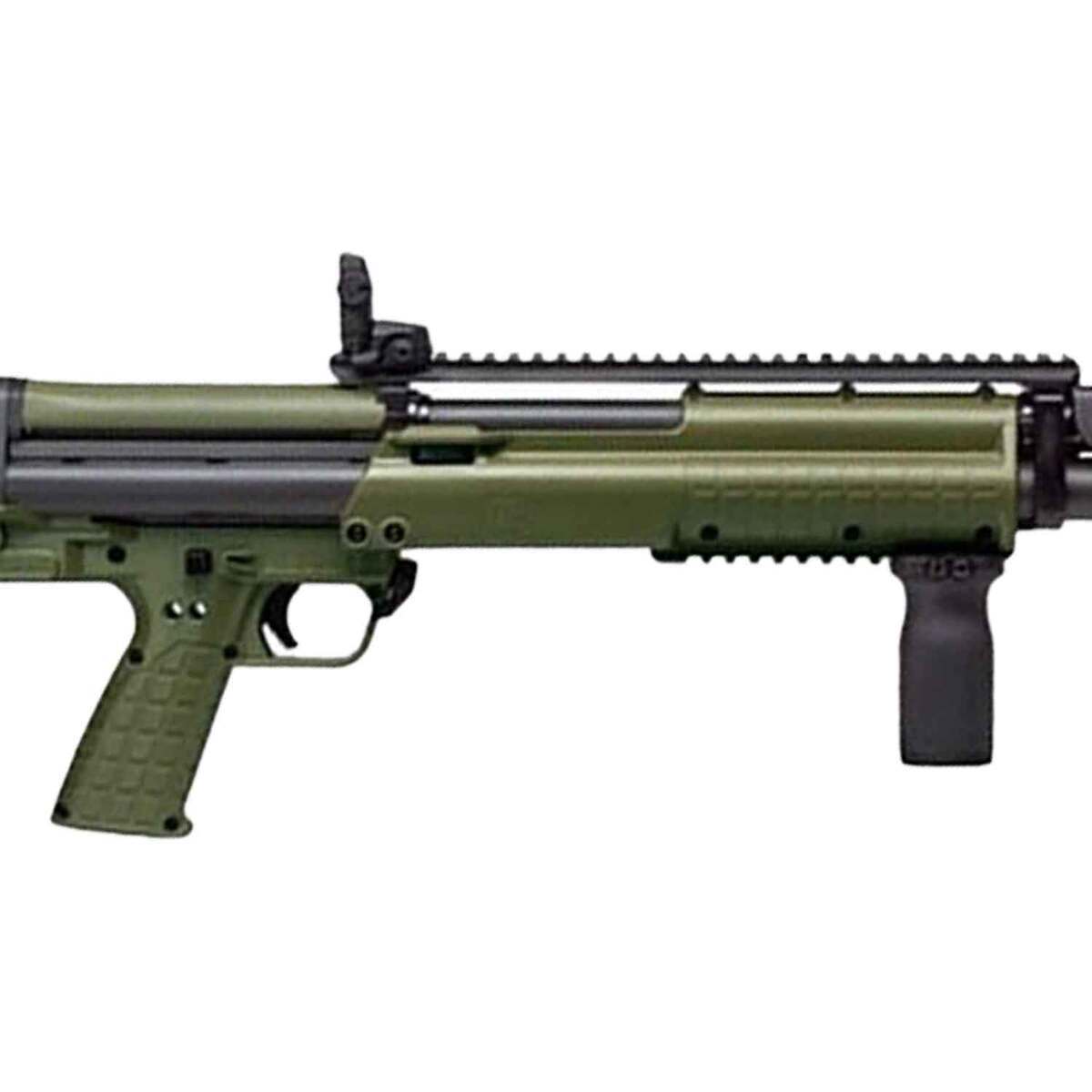 Kel-Tec KSG25 Parkerized Green 12 Gauge 3in Pump Shotgun - 30.5in - Green Kel-Tec KSG25 Parkerized Green 12 Gauge 3in Pump Shotgun - 30.5in - Green