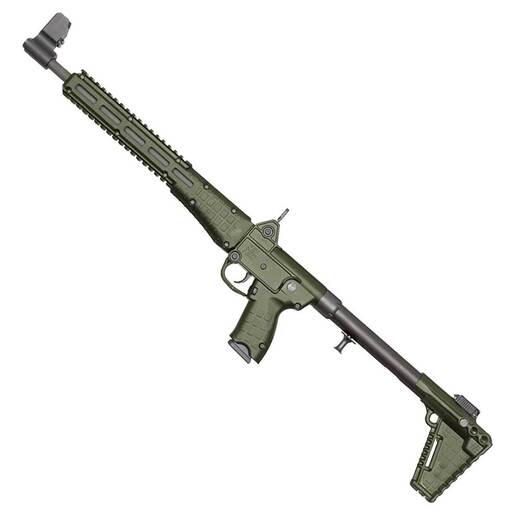 Kel-Tec Sub 2000 9mm Luger 16.25in Matte OD Green Semi Automatic Modern Sporting Rifle - 10+1 Rounds - Green image