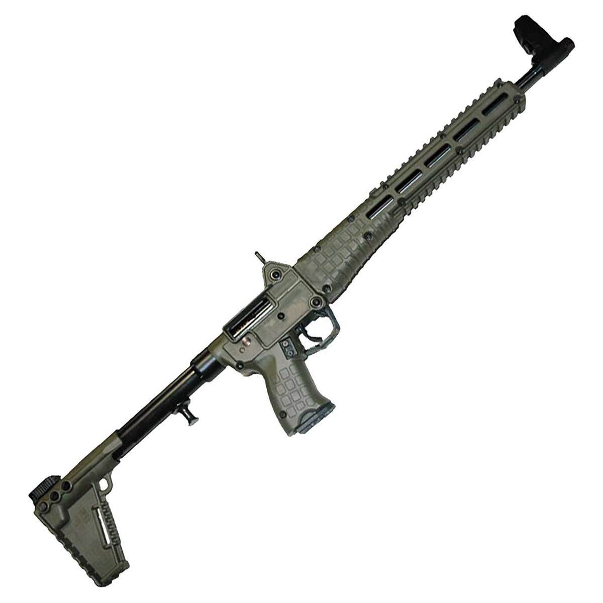 Kel-Tec Sub 2000 9mm Luger 16.25in OD Green/Blued Semi Automatic Modern Sporting Rifle - 10+1 Rounds - Green Kel-Tec Sub 2000 9mm Luger 16.25in OD Green/Blued Semi Automatic Modern Sporting Rifle - 10+1 Rounds - Green
