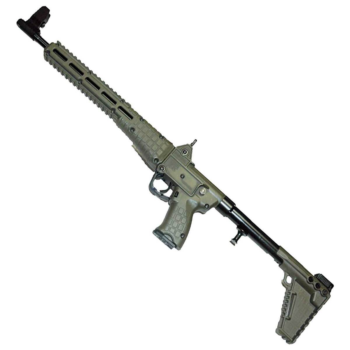 Kel-Tec Sub 2000 9mm Luger 16.25in OD Green/Blued Semi Automatic Modern Sporting Rifle - 10+1 Rounds - Green Kel-Tec Sub 2000 9mm Luger 16.25in OD Green/Blued Semi Automatic Modern Sporting Rifle - 10+1 Rounds - Green