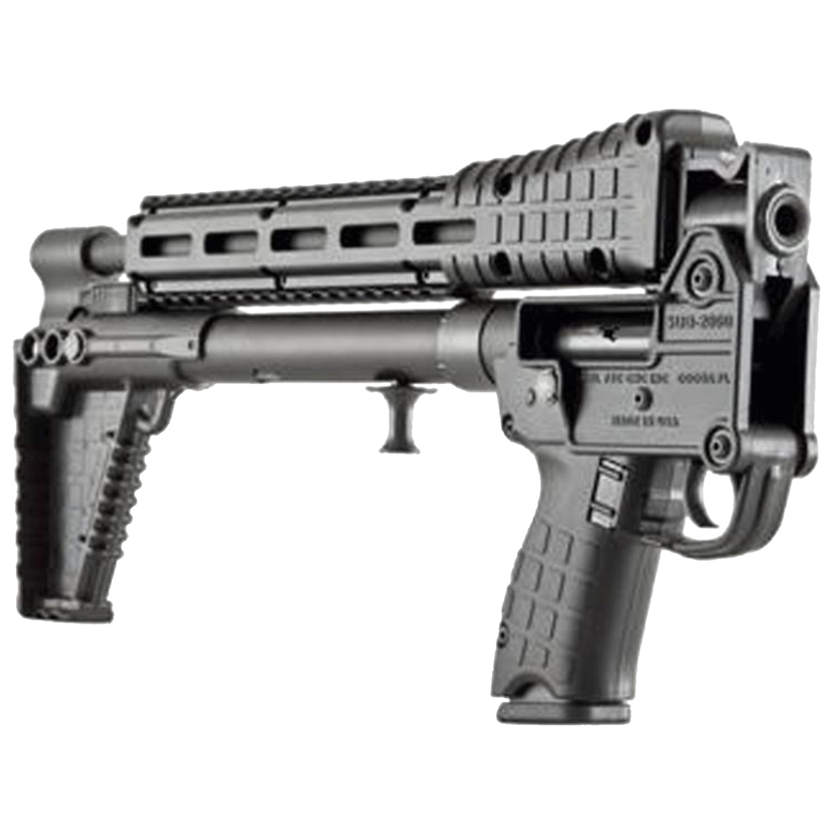 Kel-Tec SUB2000 Glock 17 Magazine 9mm Luger 16.25in Black Semi Automatic Rifle - 17+1 Rounds - Black Kel-Tec SUB2000 Glock 17 Magazine 9mm Luger 16.25in Black Semi Automatic Rifle - 17+1 Rounds - Black