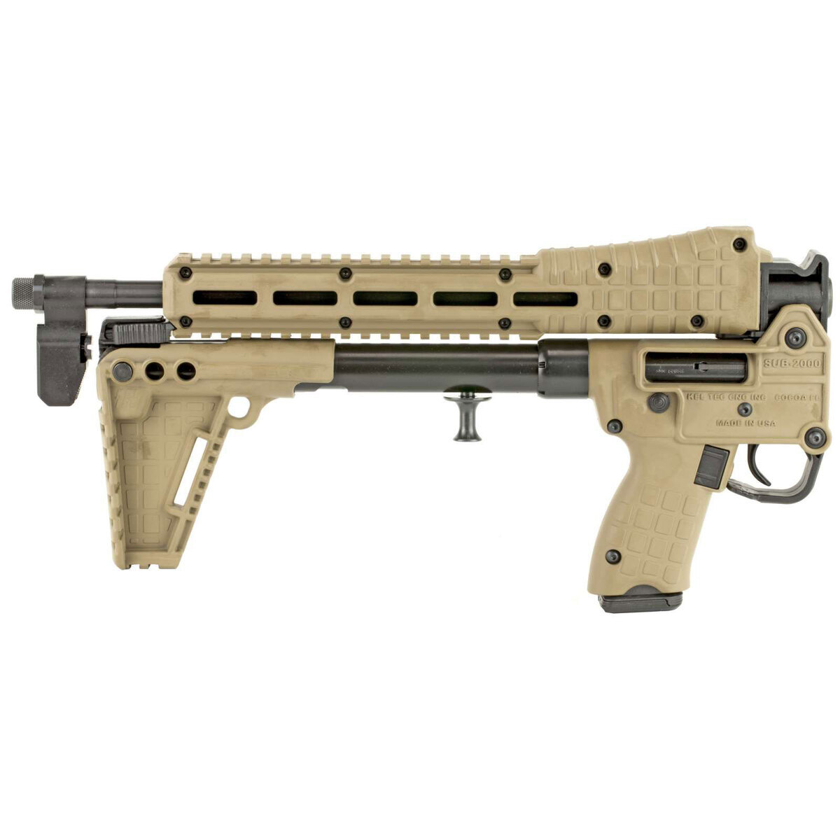 Kel-Tec Sub2000 9mm Luger 16.25in OD Green Semi Automatic Modern Sporting Rifle - 15+1 Rounds - OD Green Kel-Tec Sub2000 9mm Luger 16.25in OD Green Semi Automatic Modern Sporting Rifle - 15+1 Rounds - OD Green