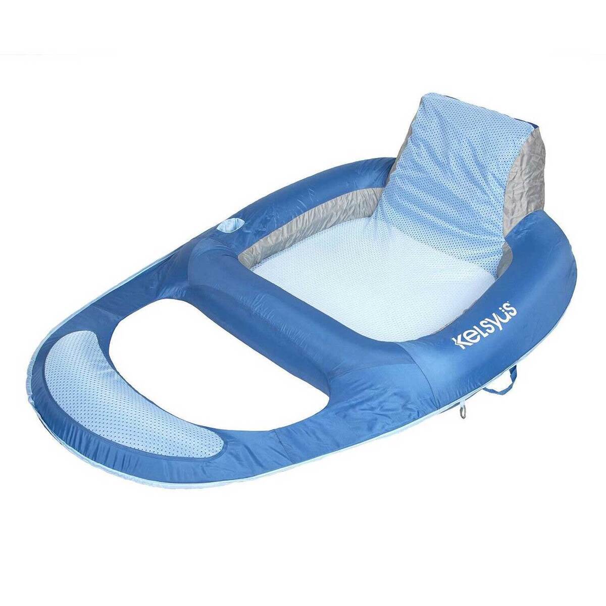Kelsyus Floating Chaise 1 Person Pool Lounger - Blue Kelsyus Floating Chaise 1 Person Pool Lounger - Blue