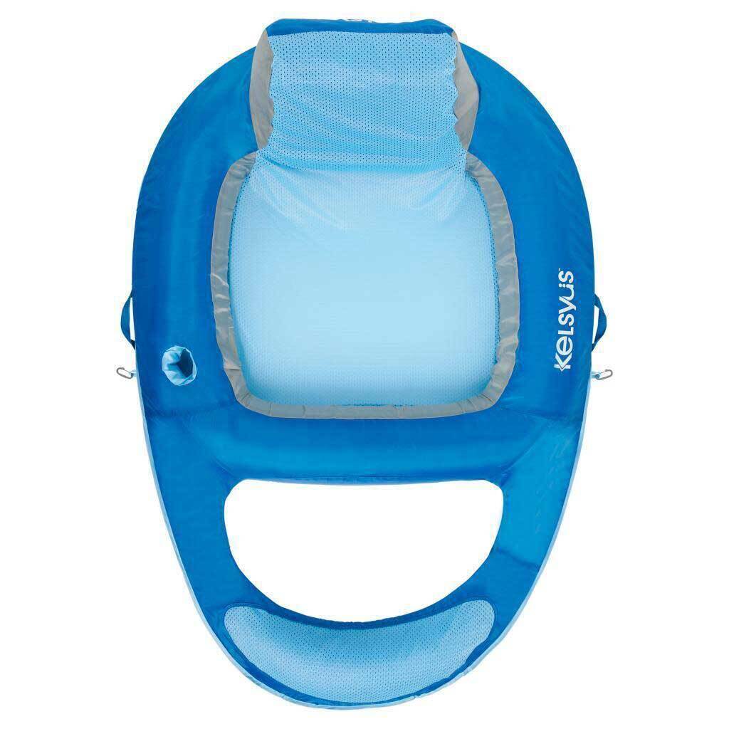 Kelsyus Floating Chaise 1 Person Pool Lounger - Blue Kelsyus Floating Chaise 1 Person Pool Lounger - Blue