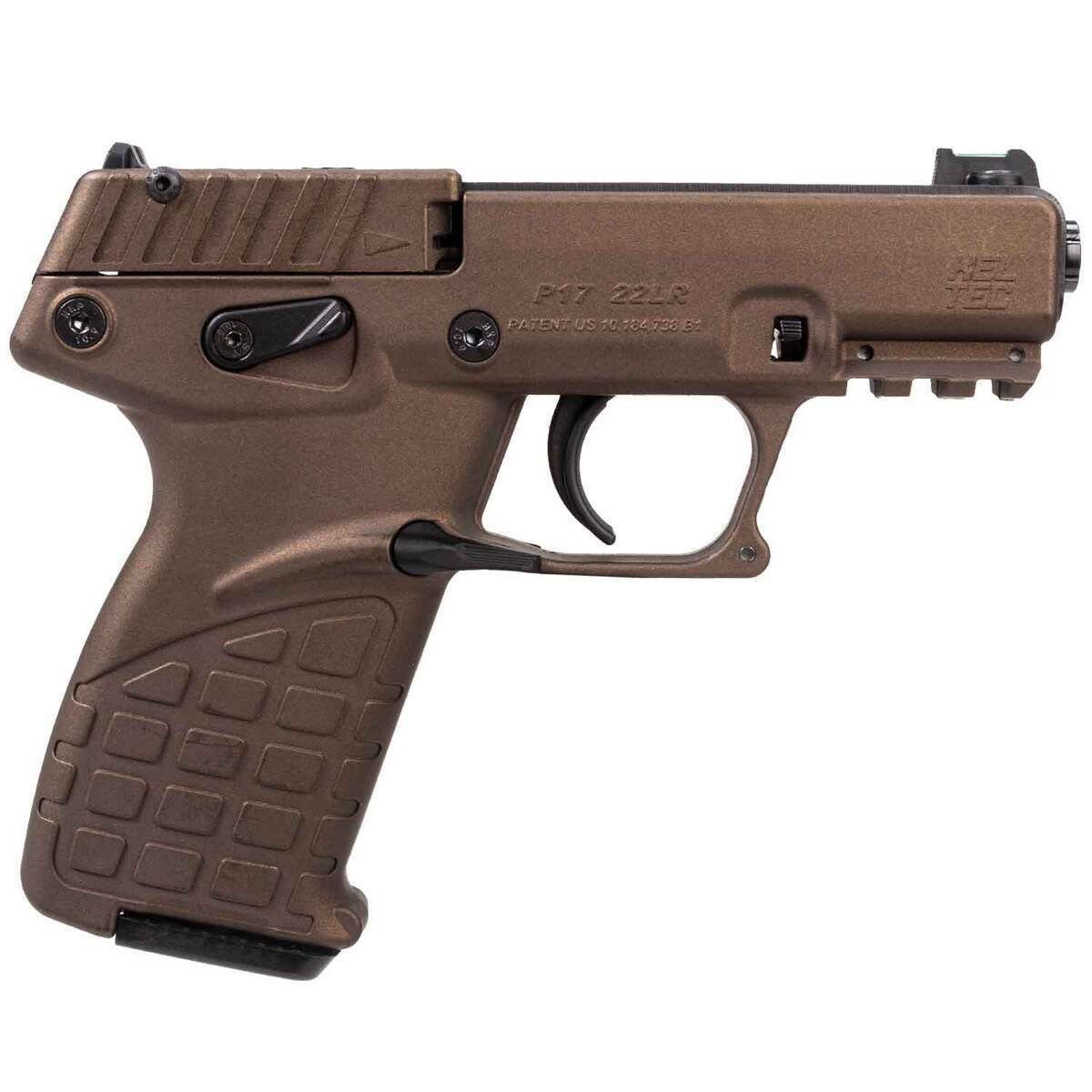 Kel-Tec P17 22 Long Rifle 3.8in Burnt Bronze Cerakote Pistol - 16+1 ...