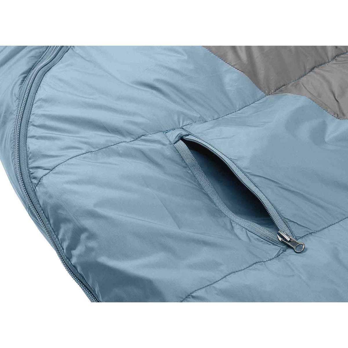 Kelty Cosmic 20 Degree Long Mummy Sleeping Bag - Blue/Gray - Blue/Gray Long Kelty Cosmic 20 Degree Long Mummy Sleeping Bag - Blue/Gray - Blue/Gray Long